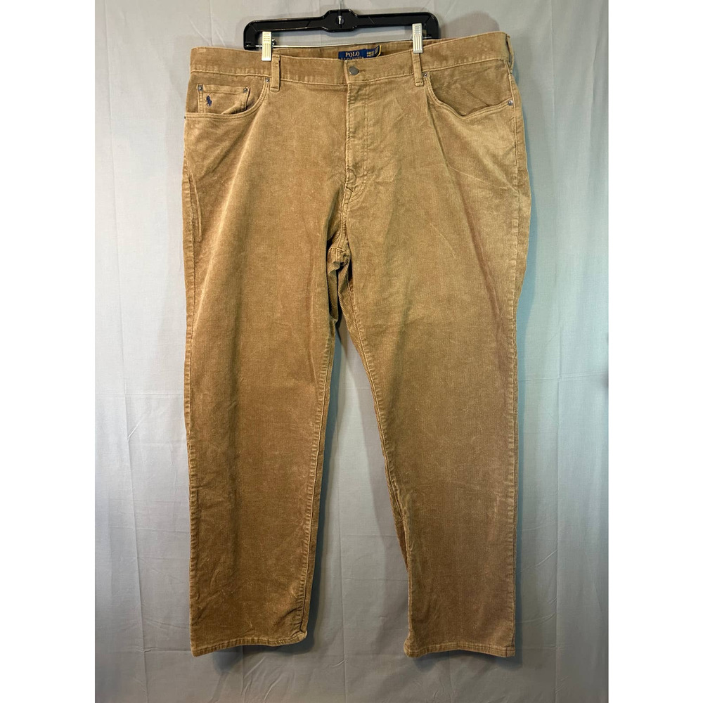Polo Ralph Lauren Corduroy Pants Mens 44x32 Brown Tan Classic Fit